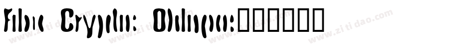 Film Cryptic Oblique字体转换